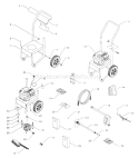 Part Location Diagram of 186539GS Briggs and Stratton Manual-Engine